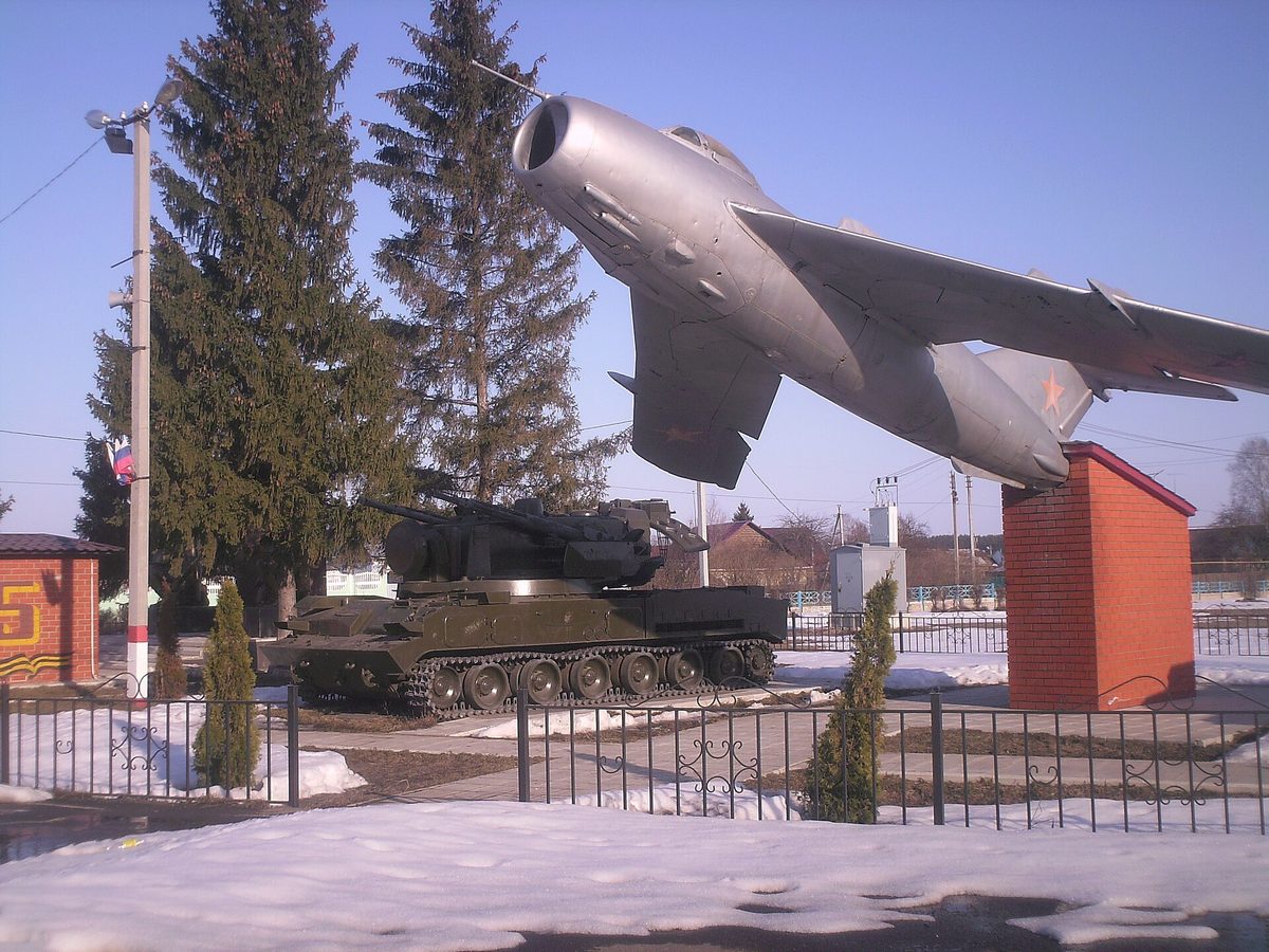 Зенитный комплекс 2К22 «Тунгуска» в Ковылкине